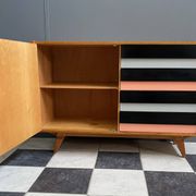Pink Jiri Jiroutek U458 sideboard 1960s for Interier Praha