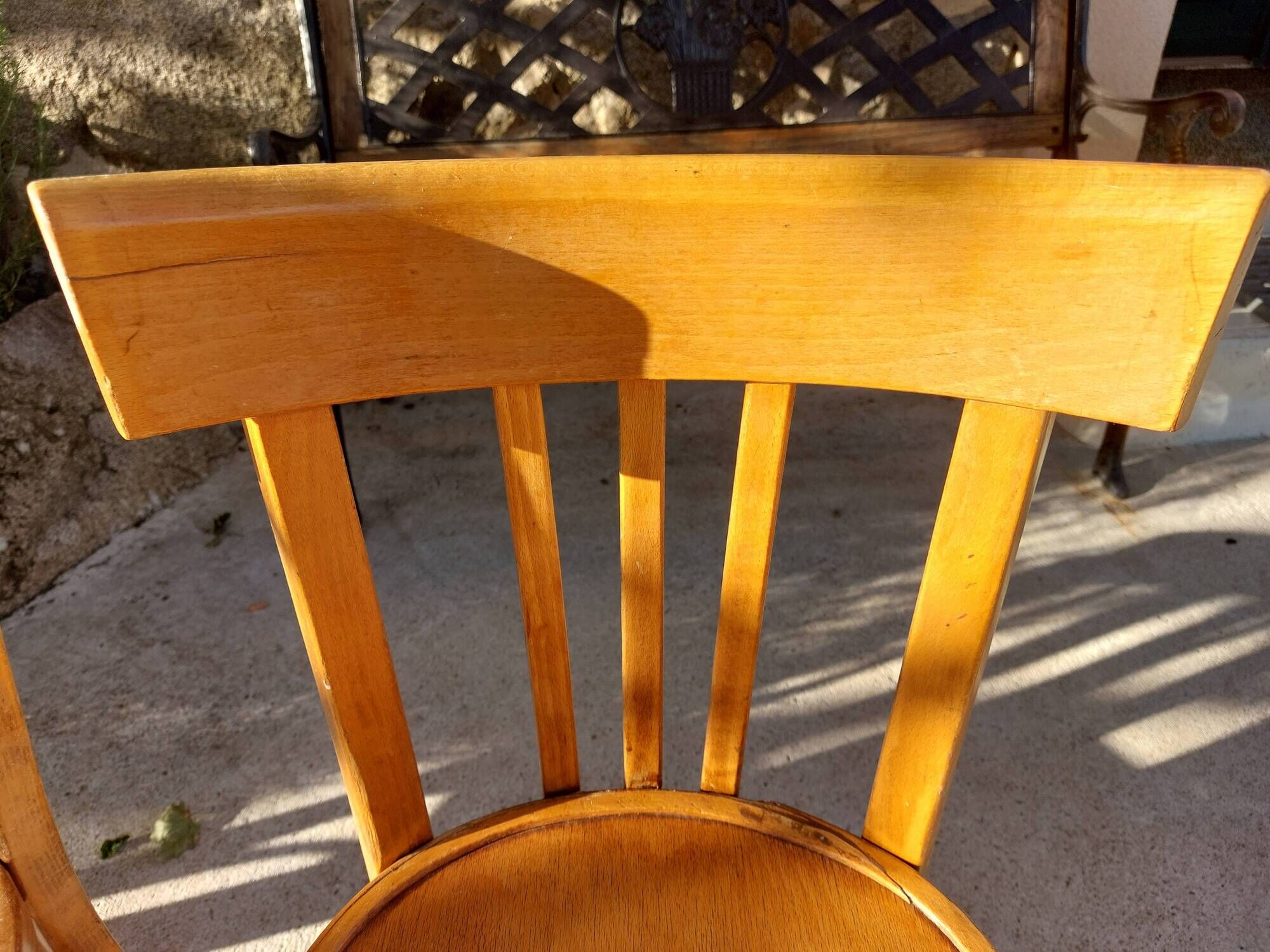 4 vintage Baumann bistro chairs