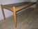 Mid century solid oak and slate coffee table by Eric Merthen, Sweden 1960s