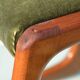 Scandinavian "sledge" chair in teak by Baumann