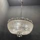 Italian Crystal Beaded Chandelier, 1960s