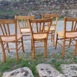 5 bistro chairs, brand Luterma France