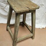 Burmese teak workshop stool
