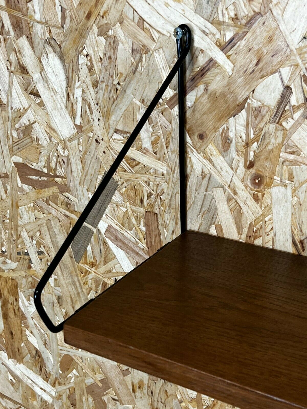 60s 70s oak shelf wall shelf WHB Stringregal Danish Design