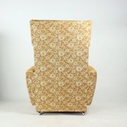 Midcentury Wingchair On Wheels By Ton, Czechoslovakia 1960s