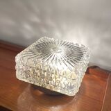 Lampe à poser en verre vintage
