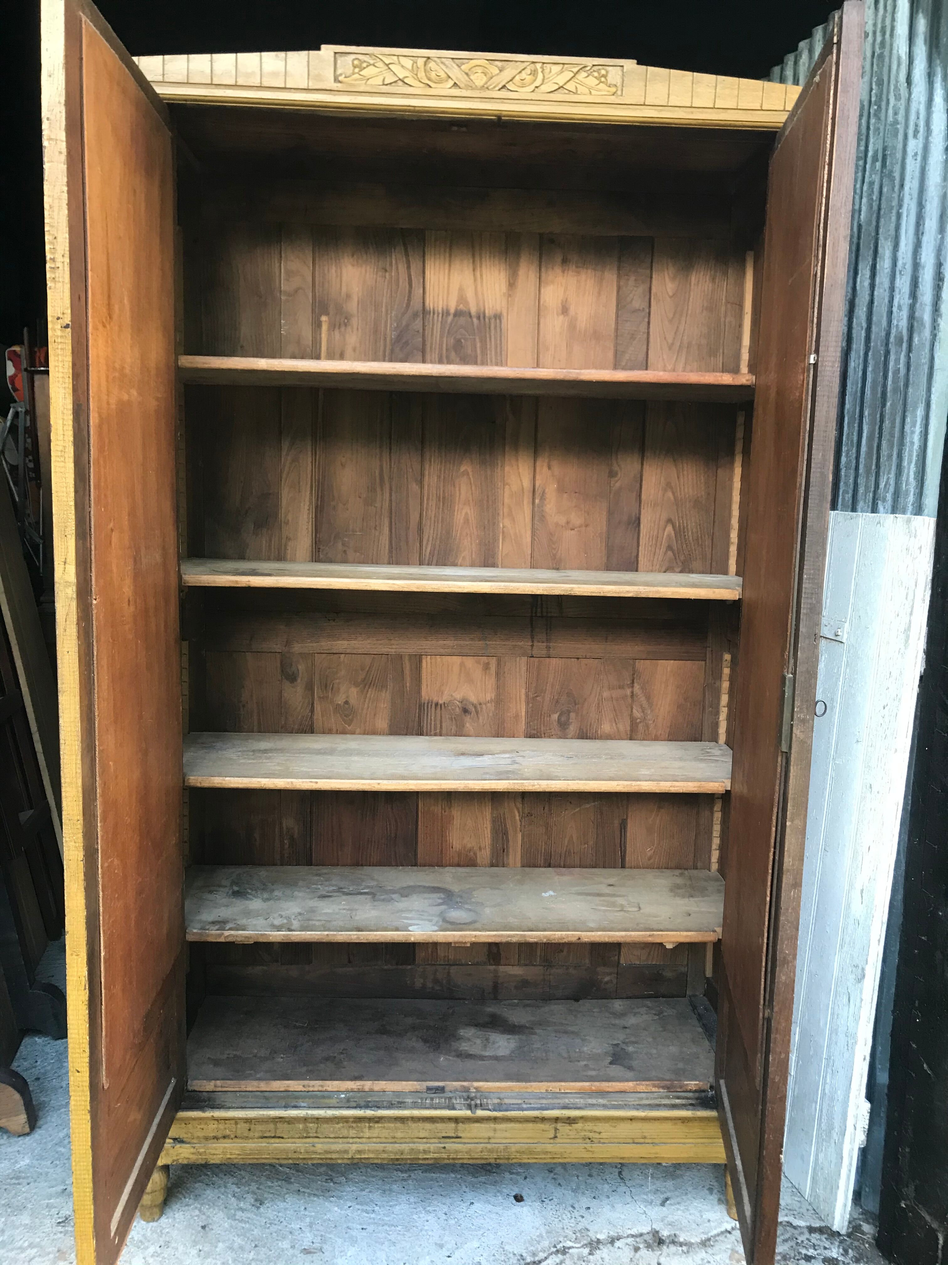 Old Art Deco style wardrobe