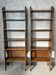 Pair of oak shelves