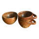 3 stoneware bowls