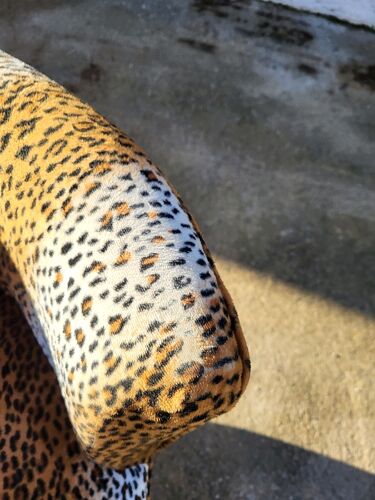 Fauteuil leopard