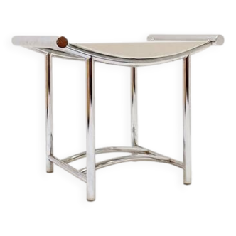 Tubular Chrome Side Table