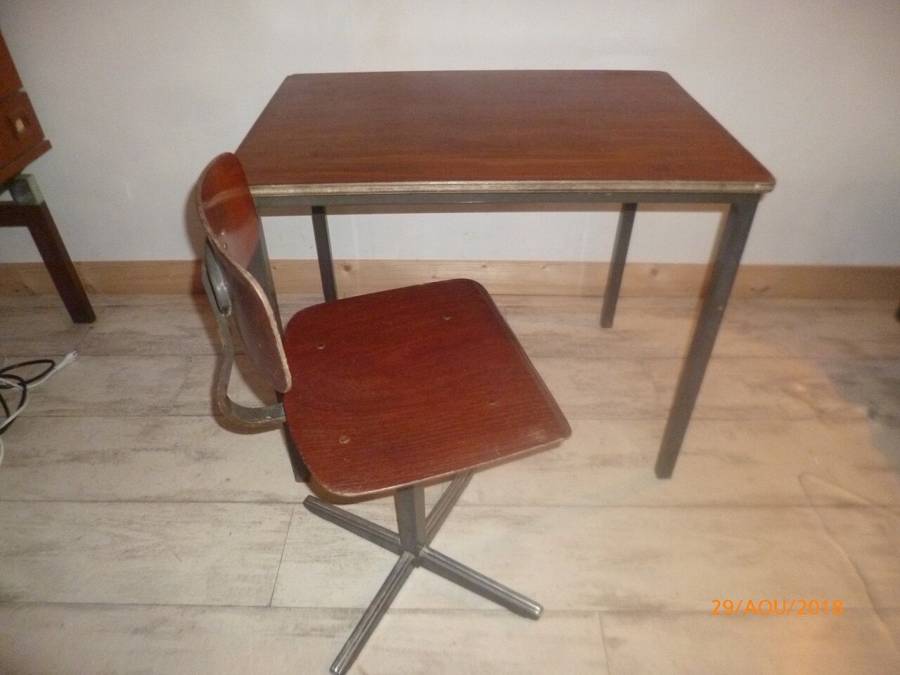 Child desk and chair 1960