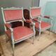 Pair of Louis XVI style armchairs