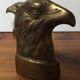 Brass eagle-headed bookends