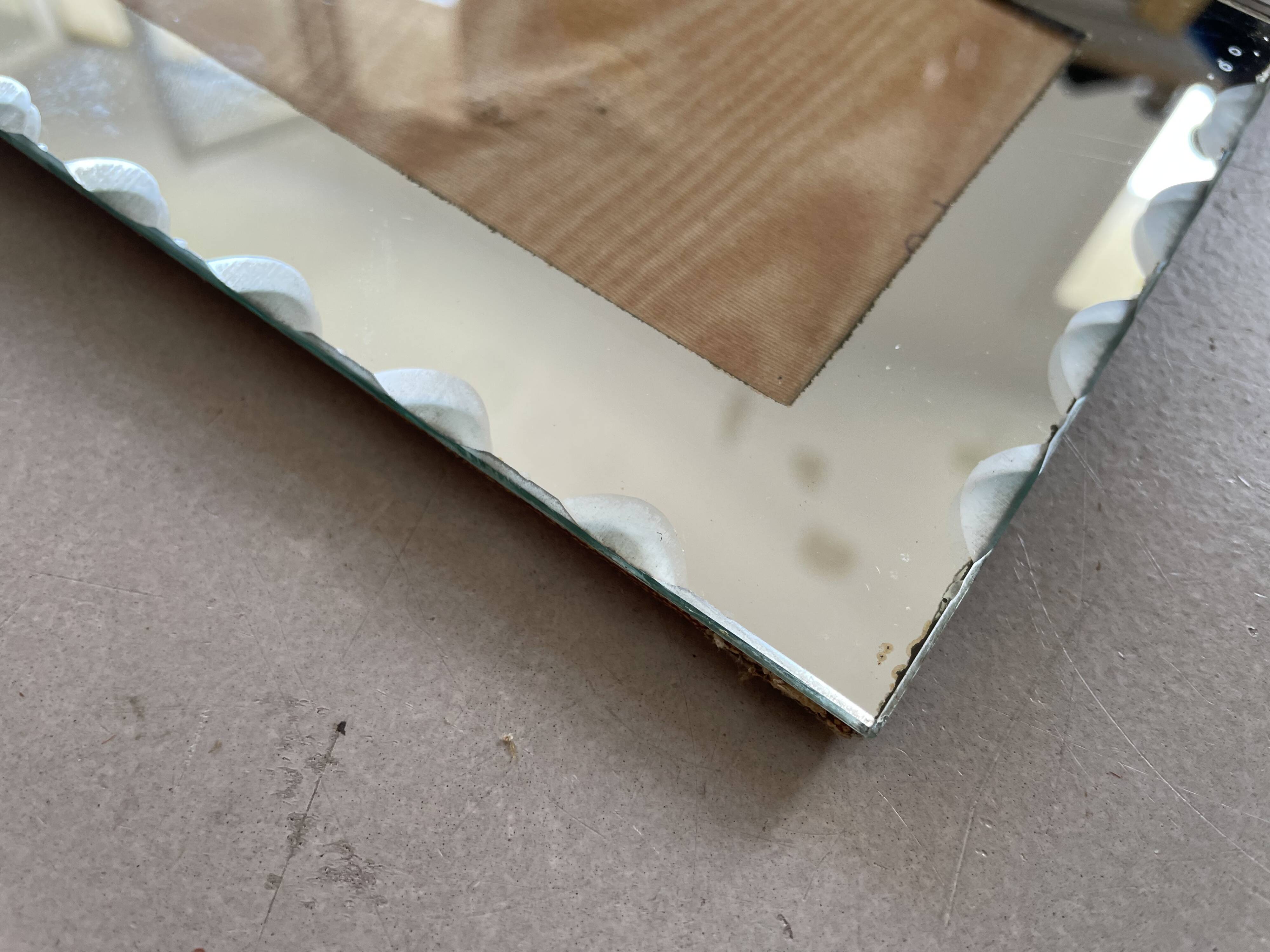 Small old mirror frame to stand