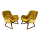 Vintage design sixties sled lounge chairs 'Teddy'