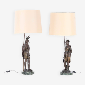 Pair of regula lamps
