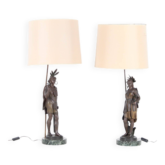 Pair of regula lamps