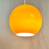 Space age orange pendant lamp