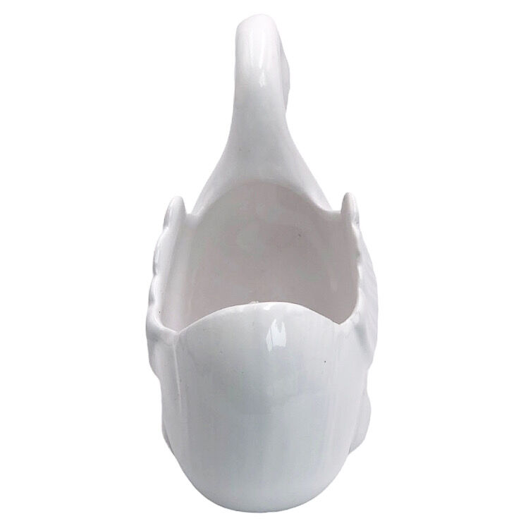 Vintage swan pot cache