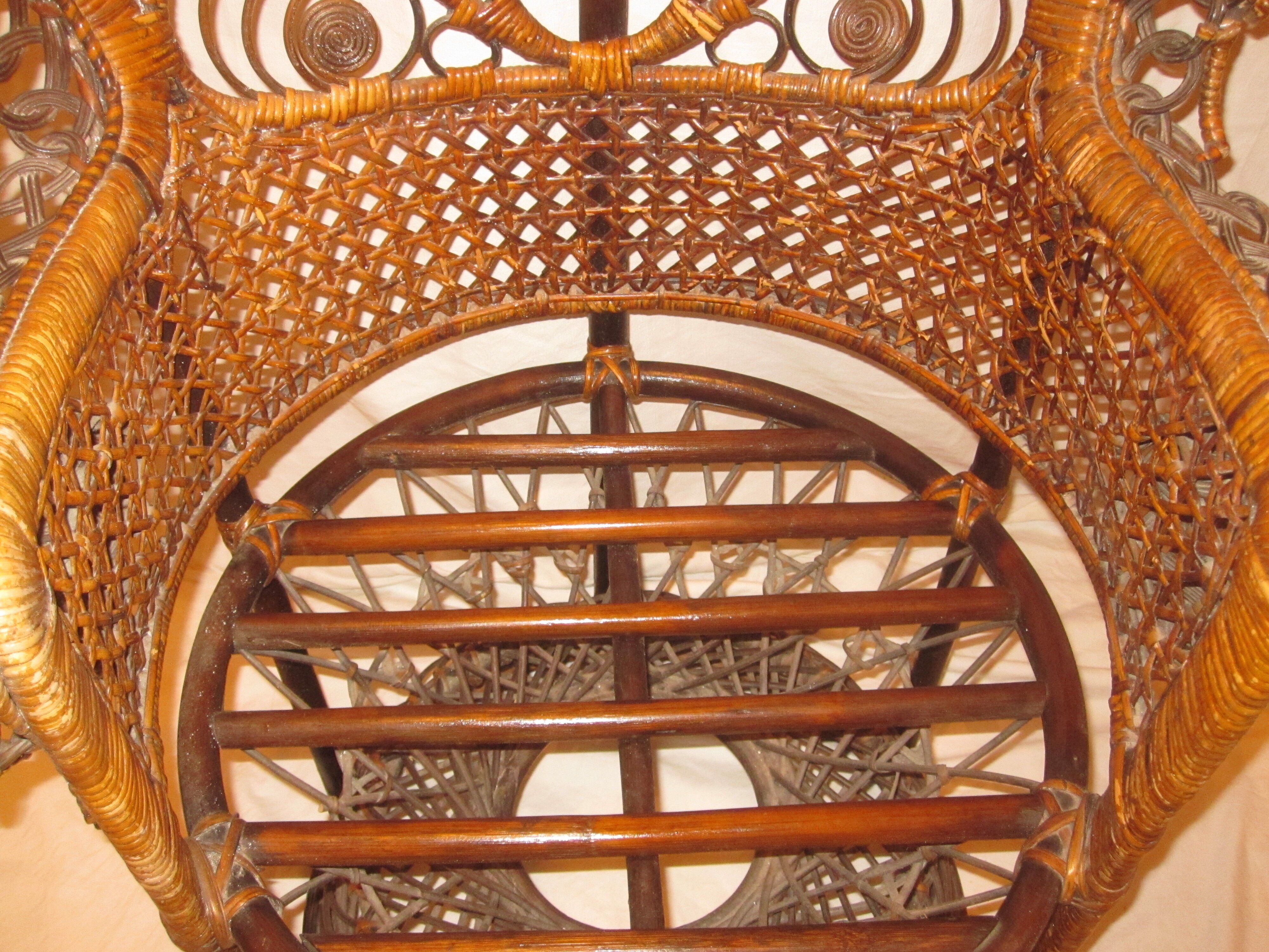 Emmanuelle rattan armchair