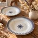 Set of two ironstone deep plates Saint-Amand Primax