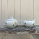 Creamer and sugar maker continental earthenware