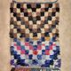 Tapis Berbère Boucherouite coloré - 93 x 134 cm