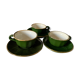 Lot de 3 tasses café vintage