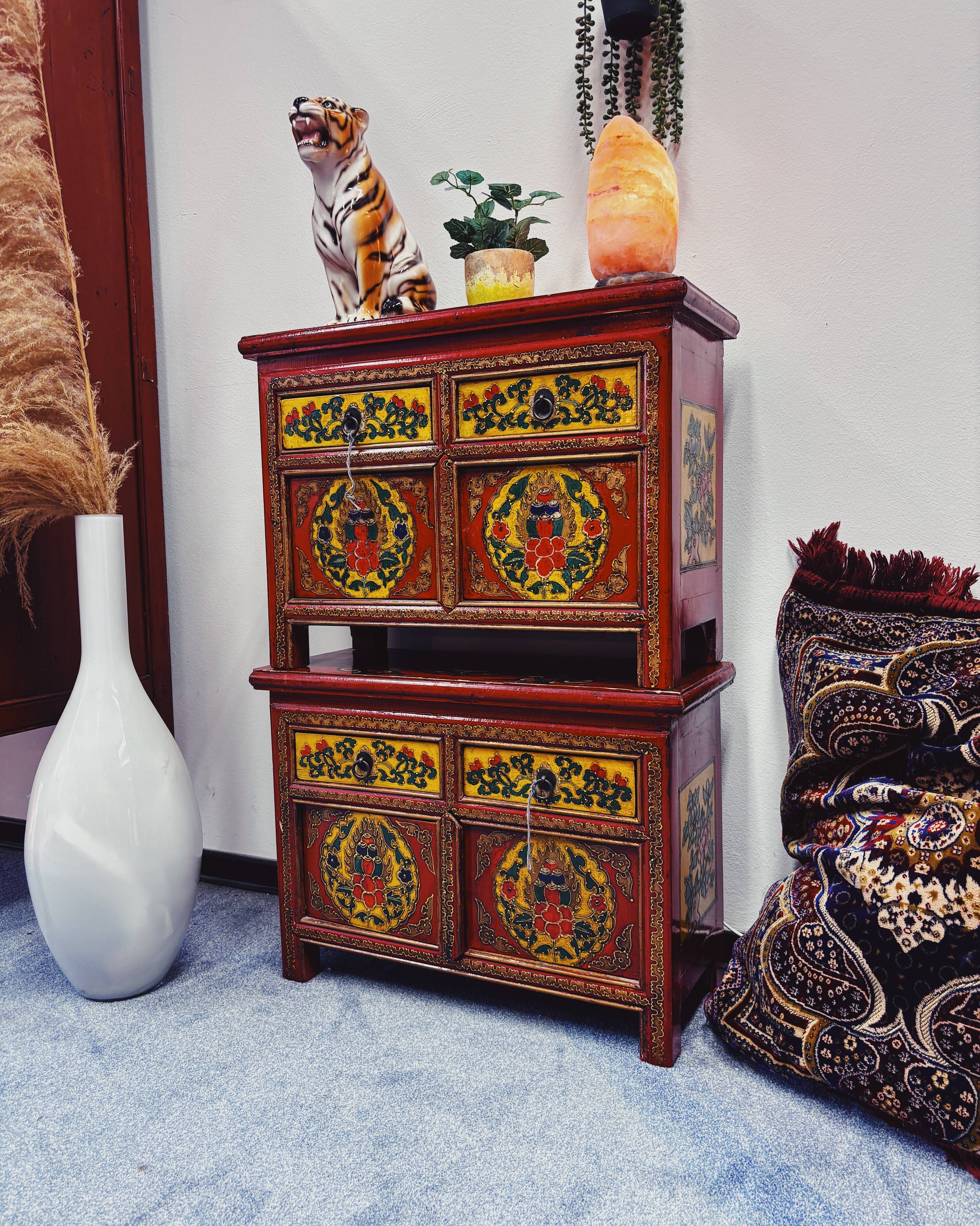 Tibetan Bedside Tables