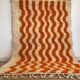 Traditional handmade Beni Ouraine rug, size 140 x 260 cm