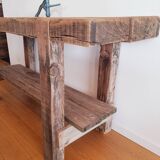 Rustic carpenter's workbench