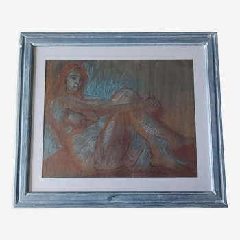 Michel Moskovchenko pastel painting Female Nude