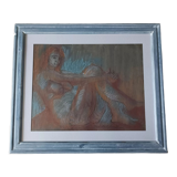Michel Moskovchenko pastel painting Female Nude