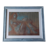 Michel Moskovchenko pastel painting Female Nude