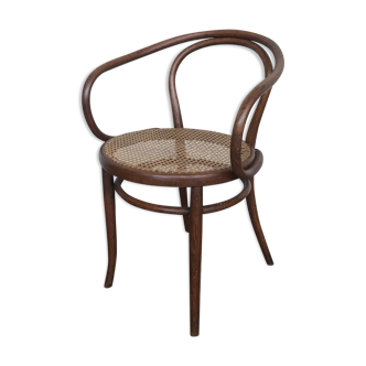 Armchair called "le corbusier" bentwood cane seat J.J.Kohn