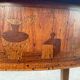 Table Rognon Marquetry Antique