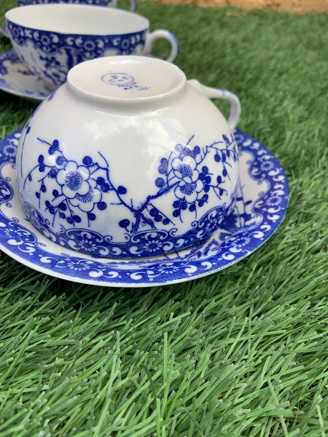 Cups in very fine CFC Japan porcelain