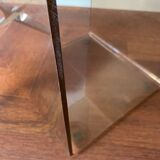 Cube in smoked plexiglas, 70S