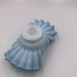 Empty pocket cut opaline turquoise lace vintage