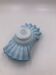 Vide poche coupe opaline dentelle turquoise vintage