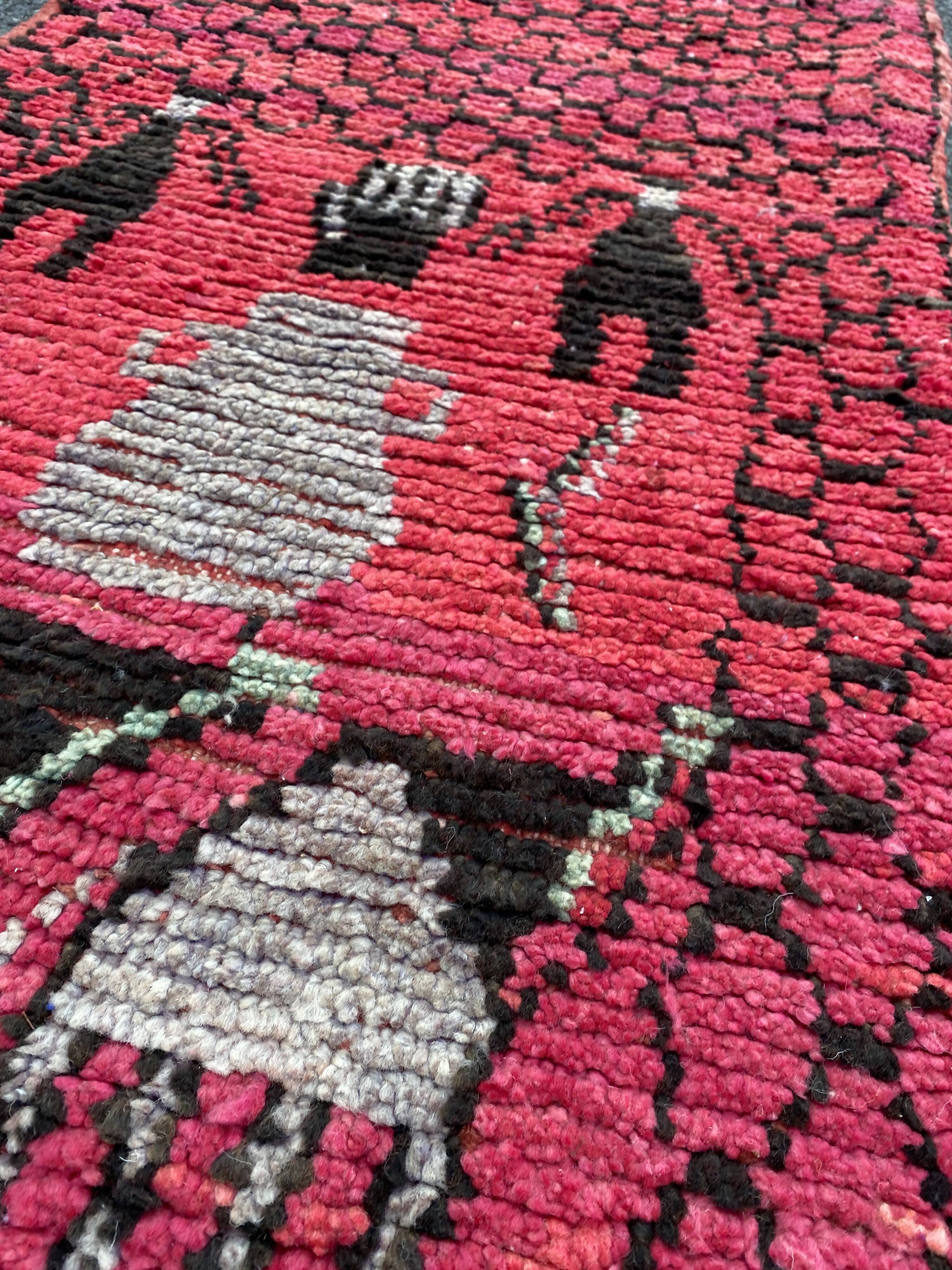 Berber carpet Boujaad corridor 70x290 cm