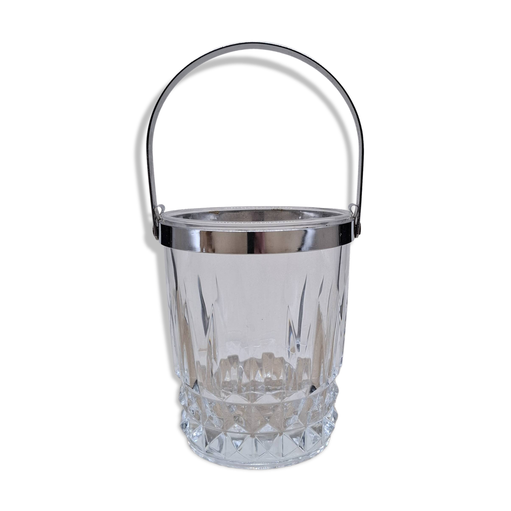 Koala Spain Seau à Glaçons Pliable Carré – Pour 2 Bouteilles, Poignée Similicuir, Isotherme Et Compact – Parfait Apéro, Pique-Nique, Bar