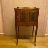 Louis XV style bedside, door imitating books