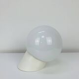 Vintage opaline ball wall lamp
