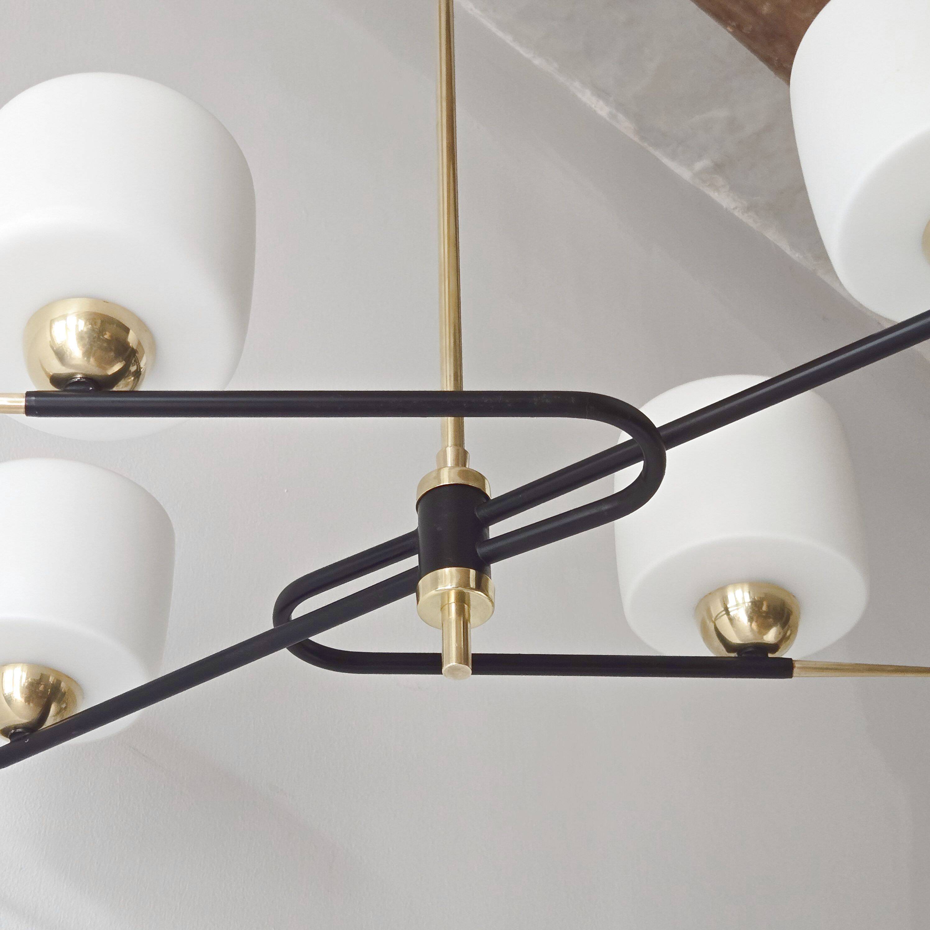 Vintage Arlus pendant light from the 1950s