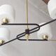 Vintage Arlus pendant light from the 1950s