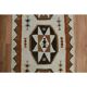 1970s Vintage Turkish Oushak Handmade Wool Cotton Beige Runner Rug 87x326