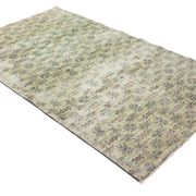 One-of-a-kind turkish handwoven vintage rug - rustic vintage charm 281x 173