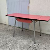 Red Formica table